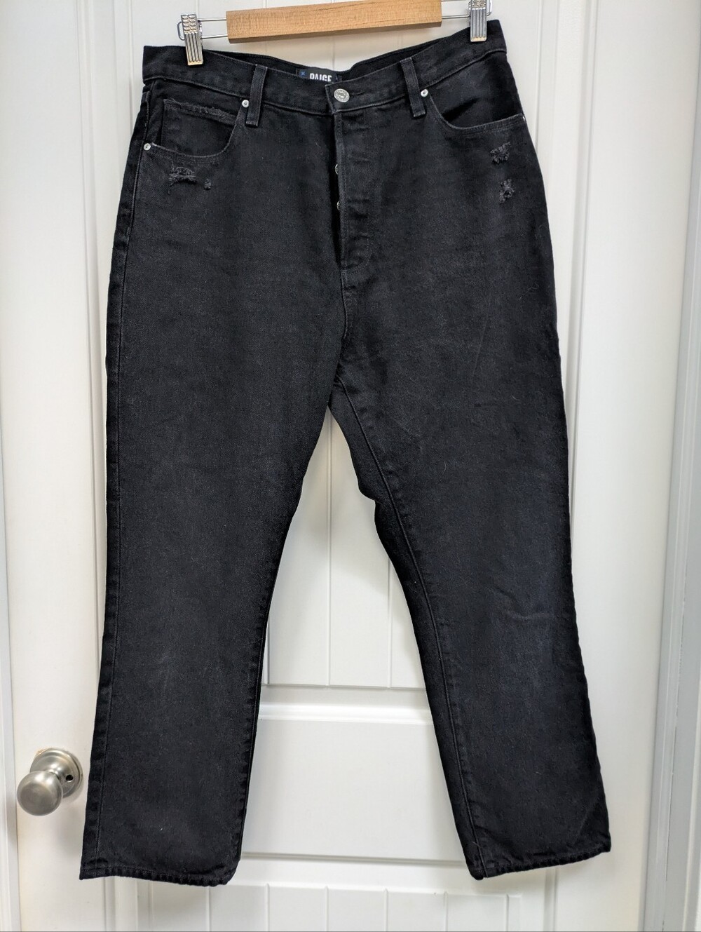 PAIGE Billy Crop Black Women’s Jeans